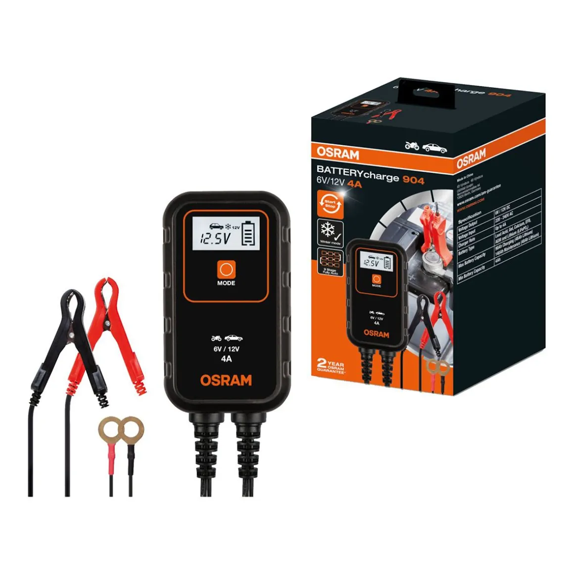 OSRAM BATTERYCHARGE AKKULATURI OEBCS904