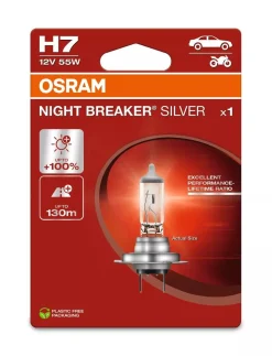 OSRAM NIGHT BREAKER 12V H7 SILVER POLTTIMO