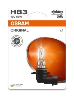 OSRAM ORIGINAL POLTTIMO 1 KPL 60W 12V HB3