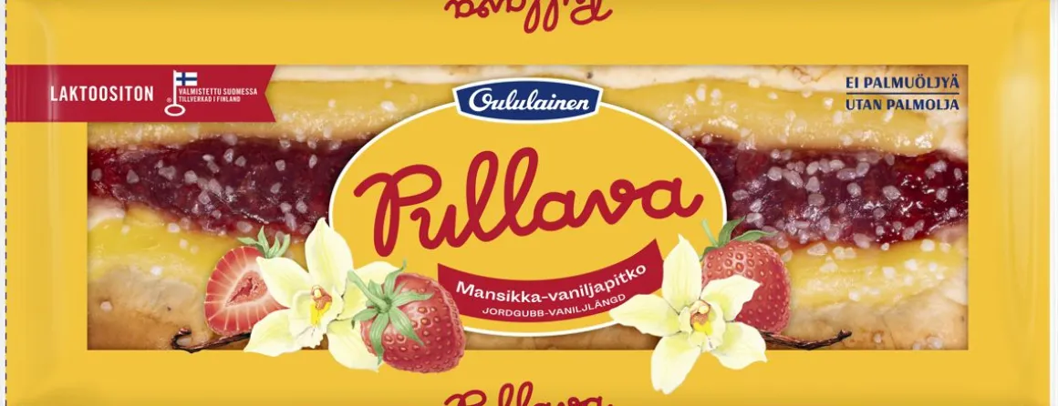 OULULAINEN PULLAVA MANSIKKA-VANILJAPITKO 400 G