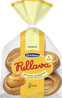 OULULAINEN PULLAVA SITRUUNA-VANILJAPULLA 5KPL 275 G