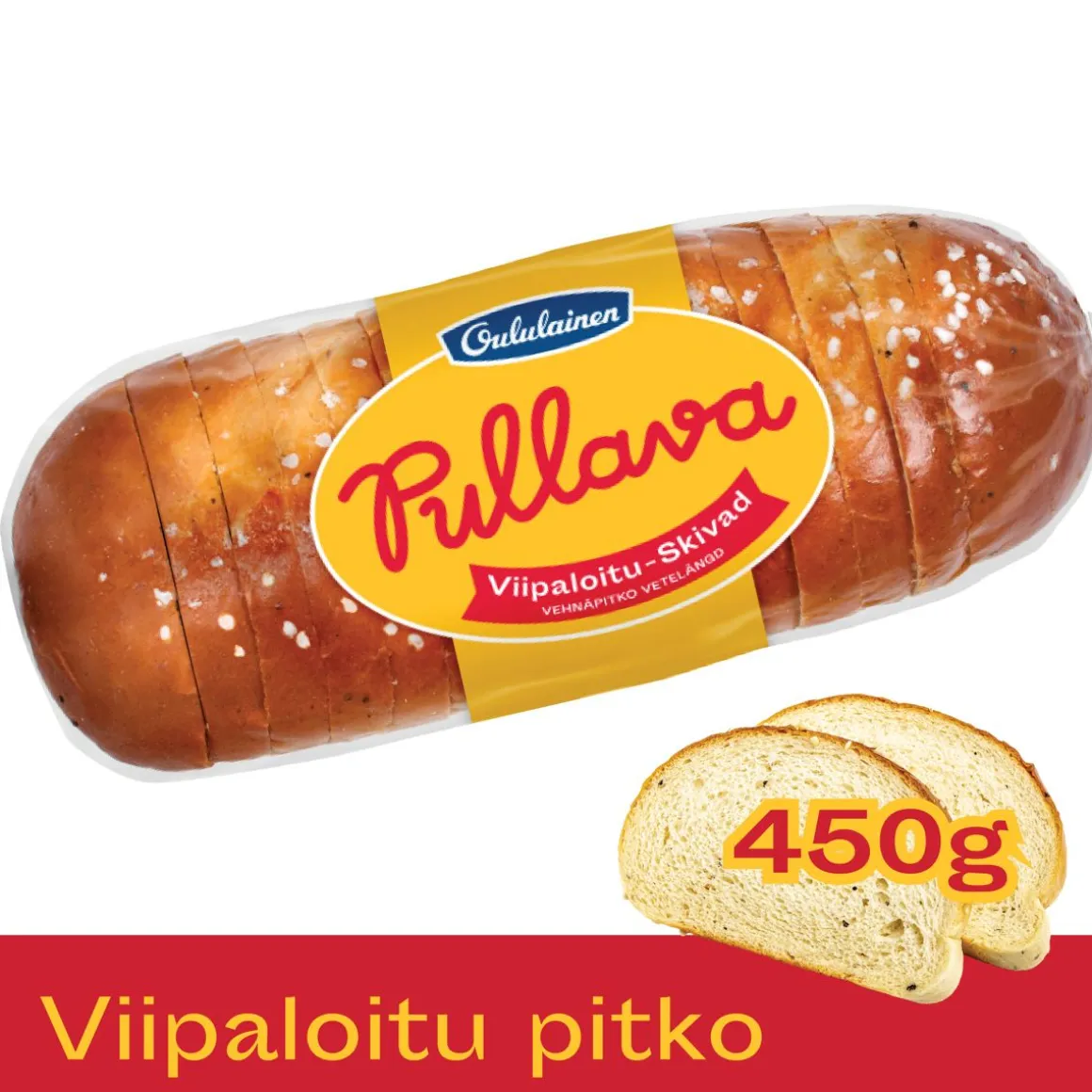 OULULAINEN PULLAVA VIIPALOITU 450 G