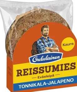 OULULAINEN REISSUMIES EVÄSLEIPÄ TONNIKALA-JALOPENO 145 G