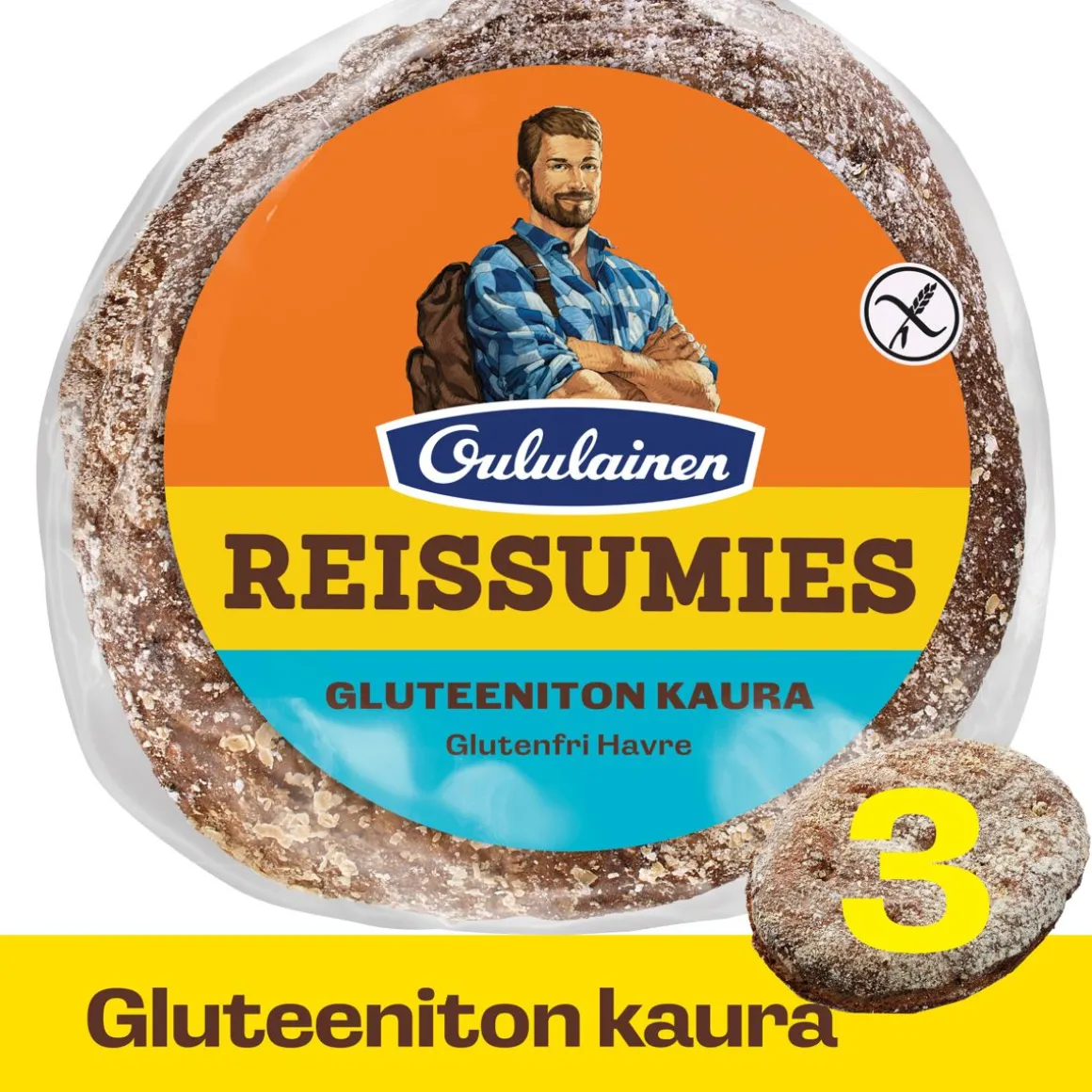 OULULAINEN REISSUMIES KAURA 3KPL GTON 210 G