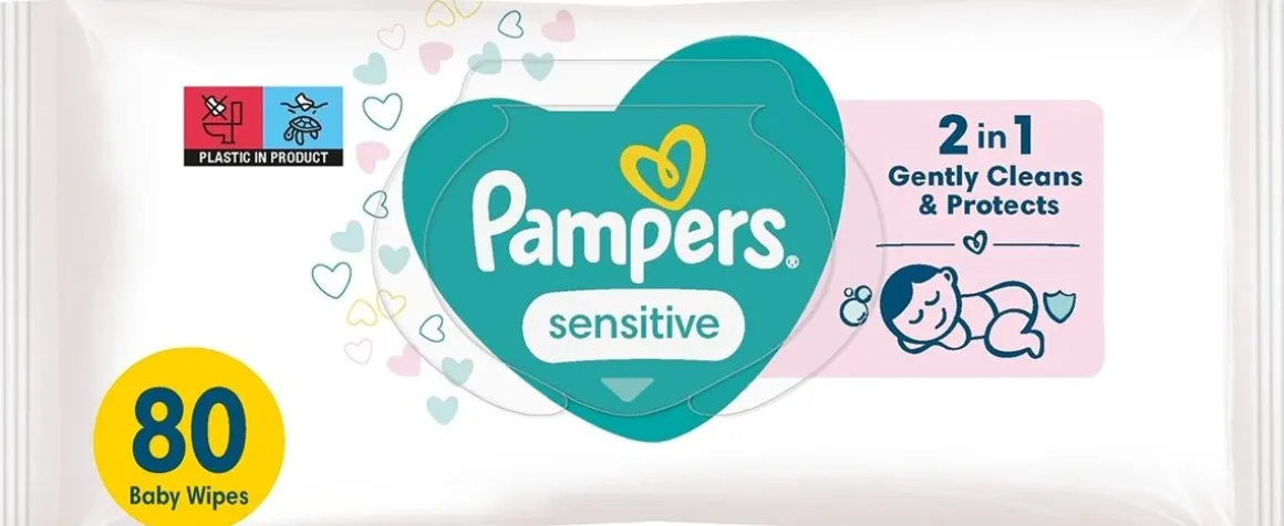 PAMPERS SENSITIVE PUHDISTUSPYYHE 1-PACK /80 80 KPL