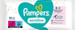 PAMPERS SENSITIVE PUHDISTUSPYYHE 1-PACK /80 80 KPL