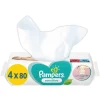 PAMPERS SENSITIVE PUHDISTUSPYYHE 4-PACK/320 320 KPL