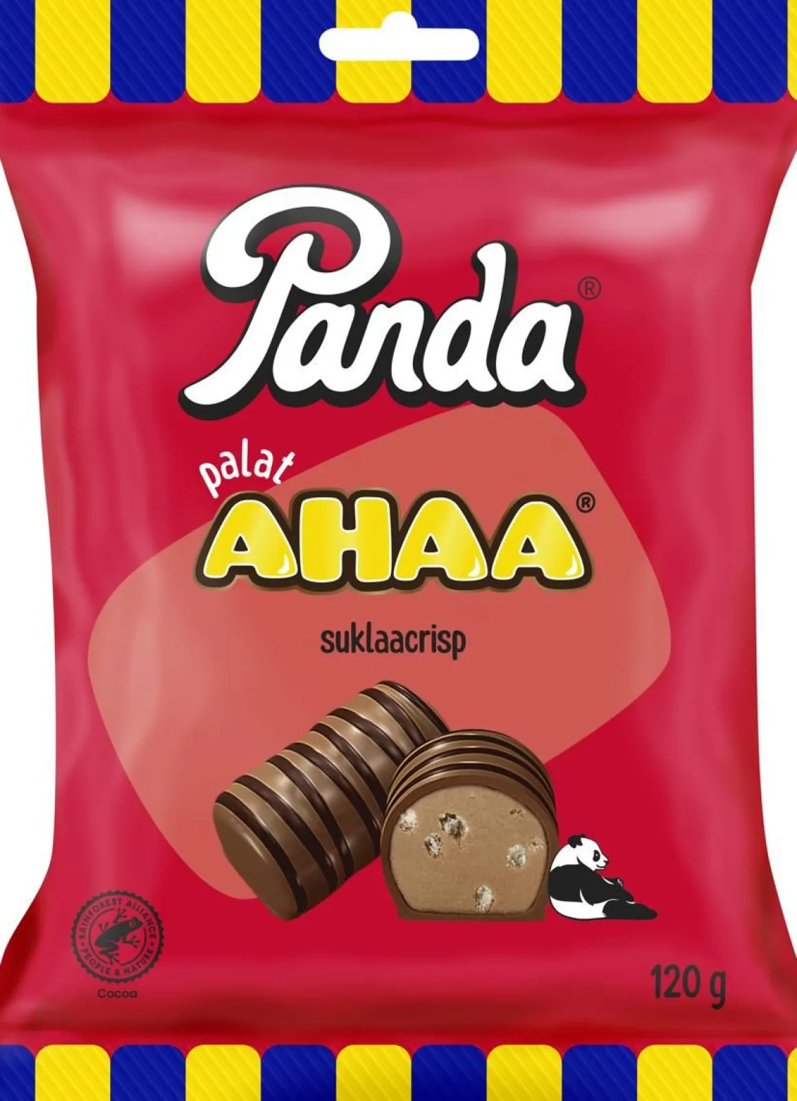 PANDA AHAA PALAT SUKLAACRISP 120 G