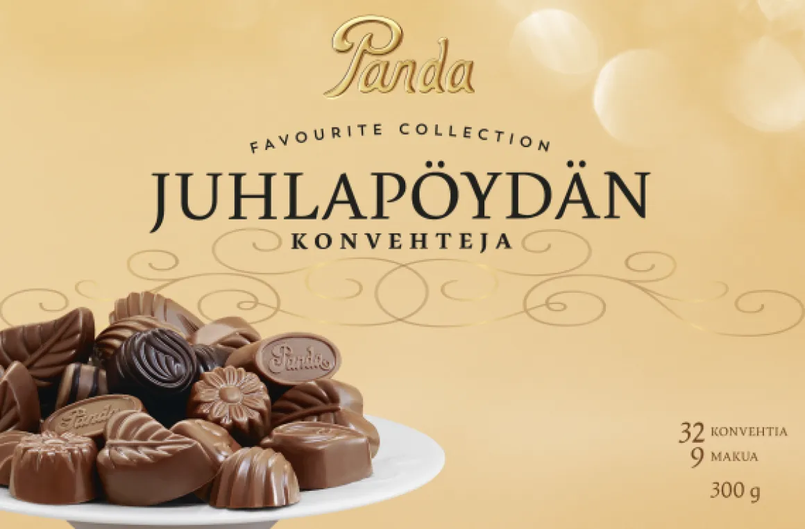 PANDA JUHLAPÖYDÄN KONVEHTEJA 300 G