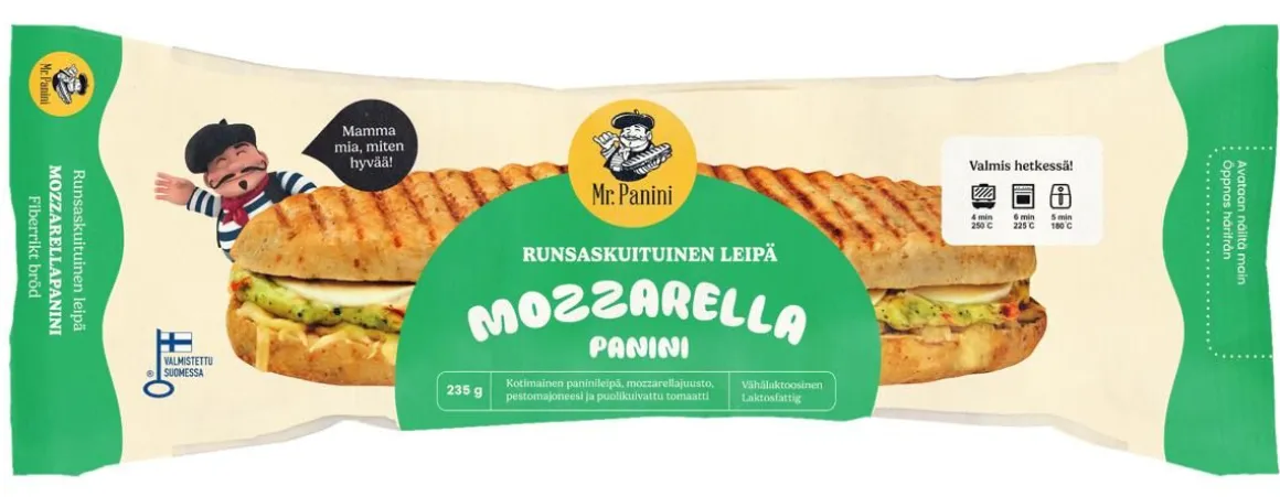 PANINI KUITU MOZZARELLA 235 G