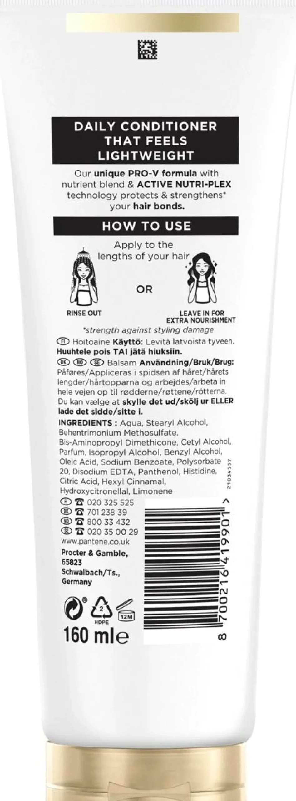 PANTENE REPAIR HOITOAINE 160 ML