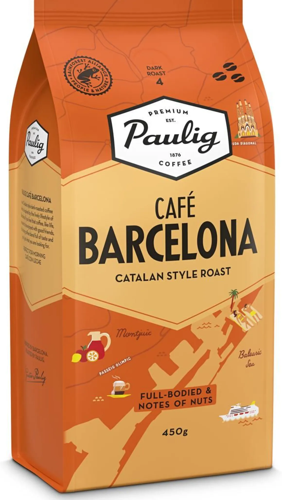 PAULIG CAFE BARCELONA PAPU 450 G