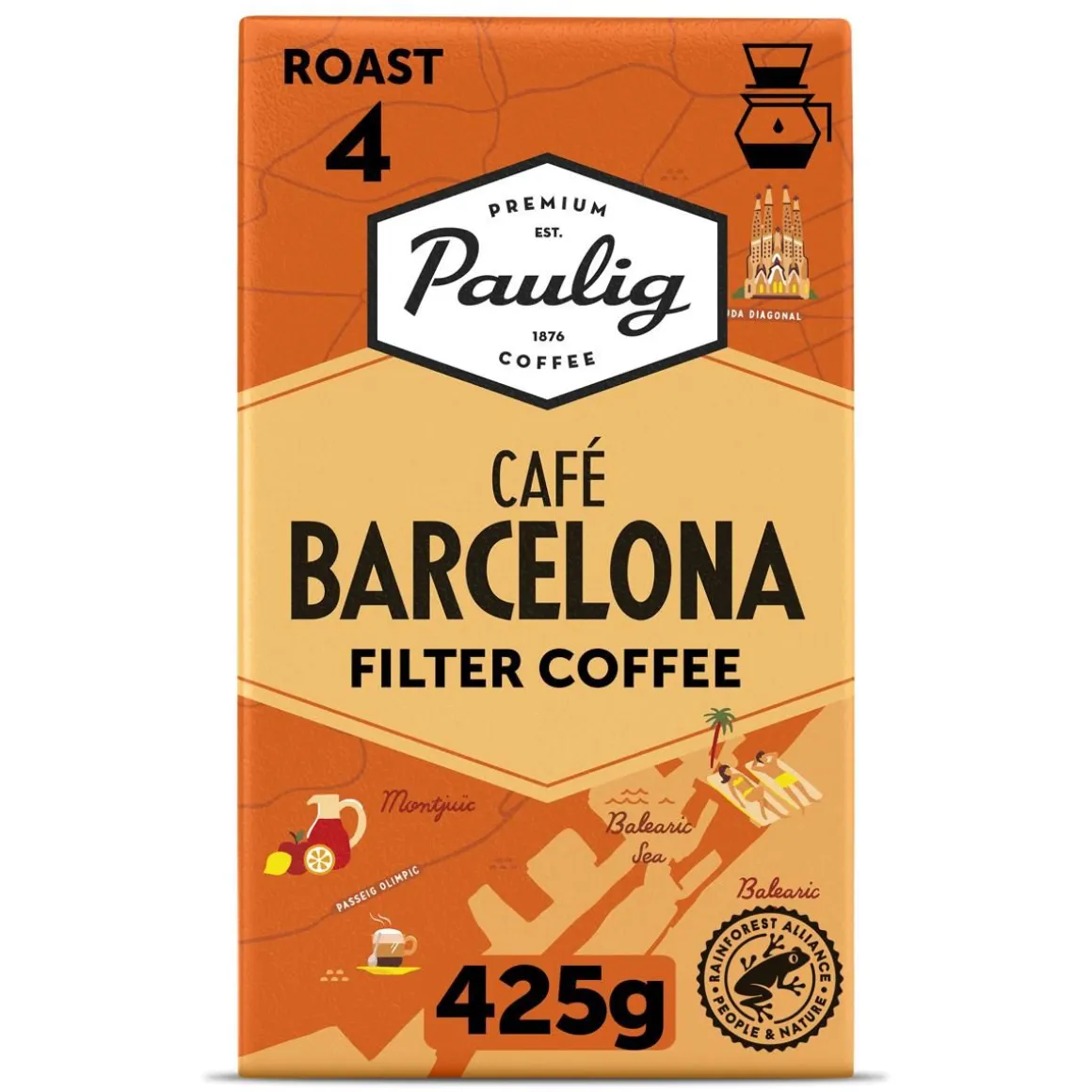 PAULIG CAFE BARCELONA SUODATINKAHVI 425 G