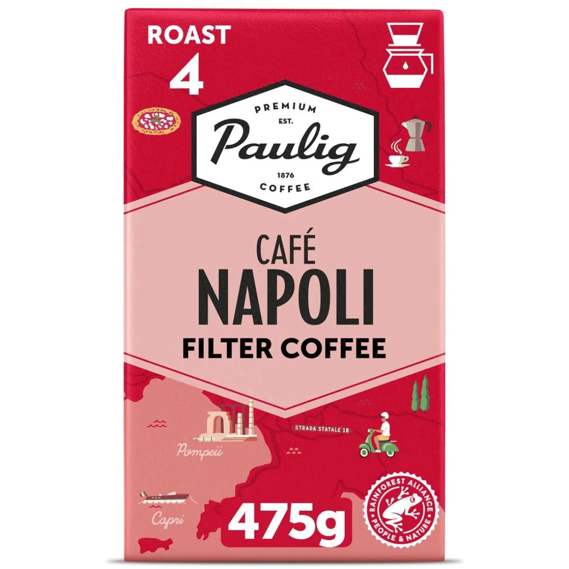 PAULIG CAFE NAPOLI SUODATIN- JAUHATUS RFA 475 G