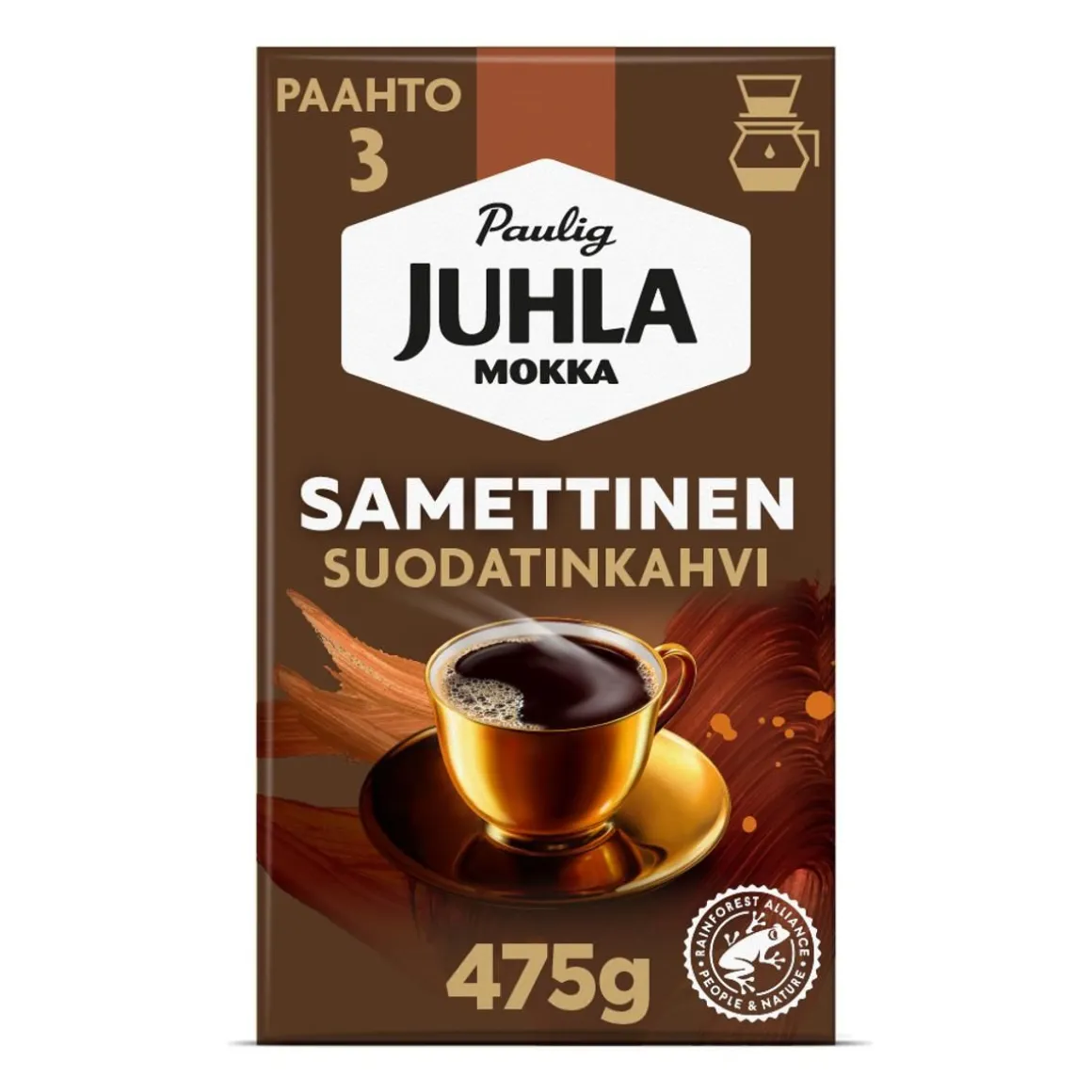 PAULIG JUHLA MOKKA SAMETTINEN KAHVI 475 G