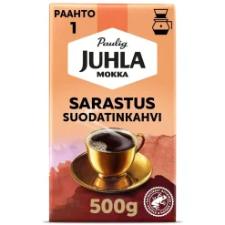 PAULIG JUHLA MOKKA SARASTUS SUODATINJAUHATUS 500 G