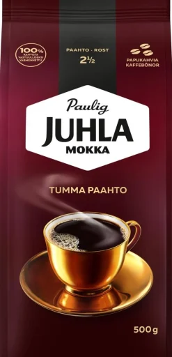 PAULIG JUHLA MOKKA TUMMA PAAHTO PAPU 500 G