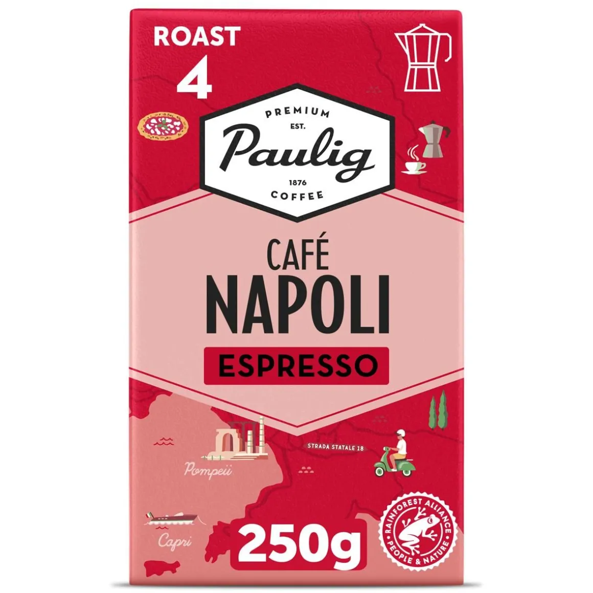 PAULIG CAFE NAPOLI ESPRESSO RFA 250 G