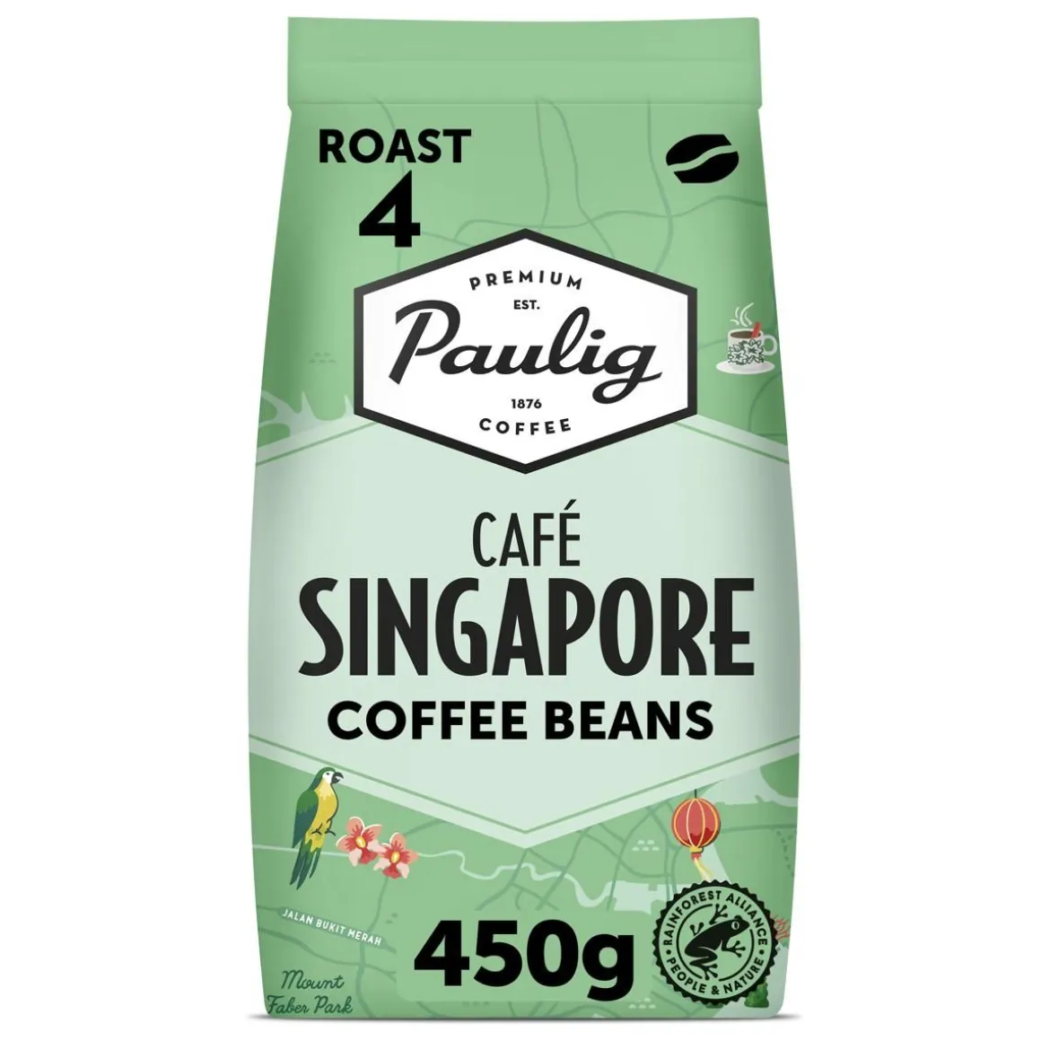 PAULIG CAFE SINGAPORE PAPUKAHVI 450 G