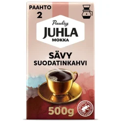 PAULIG JUHLA MOKKA SÄVY SUODATINJAUHATUS 500 G