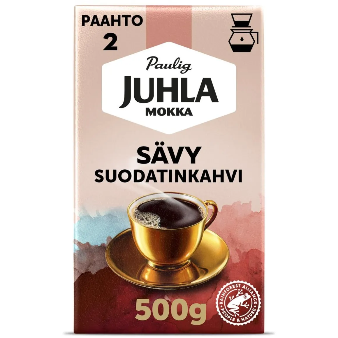 PAULIG JUHLA MOKKA SÄVY SUODATINJAUHATUS 500 G
