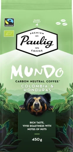 PAULIG MUNDO KOLUMBIA PAPU LUOMU 450 G