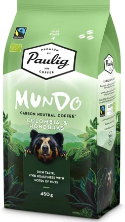 PAULIG MUNDO KOLUMBIA PAPU LUOMU 450 G