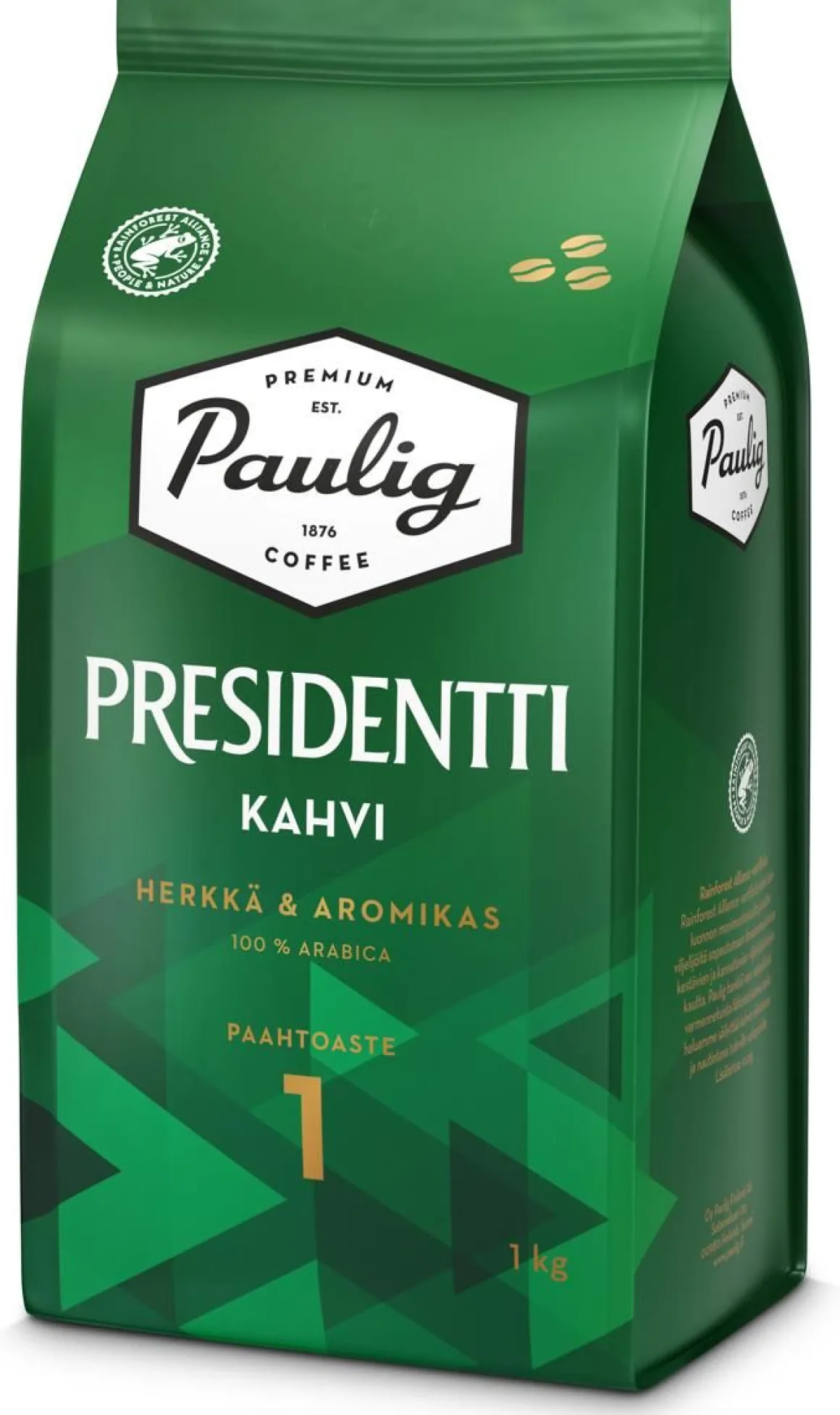 PAULIG PRESIDENTTI KAHVI PAPU 450 G