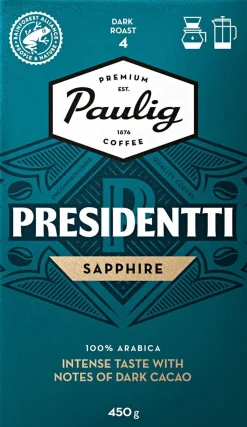 PAULIG PRESIDENTTI KAHVI SAPPHIRE SJ 450 G