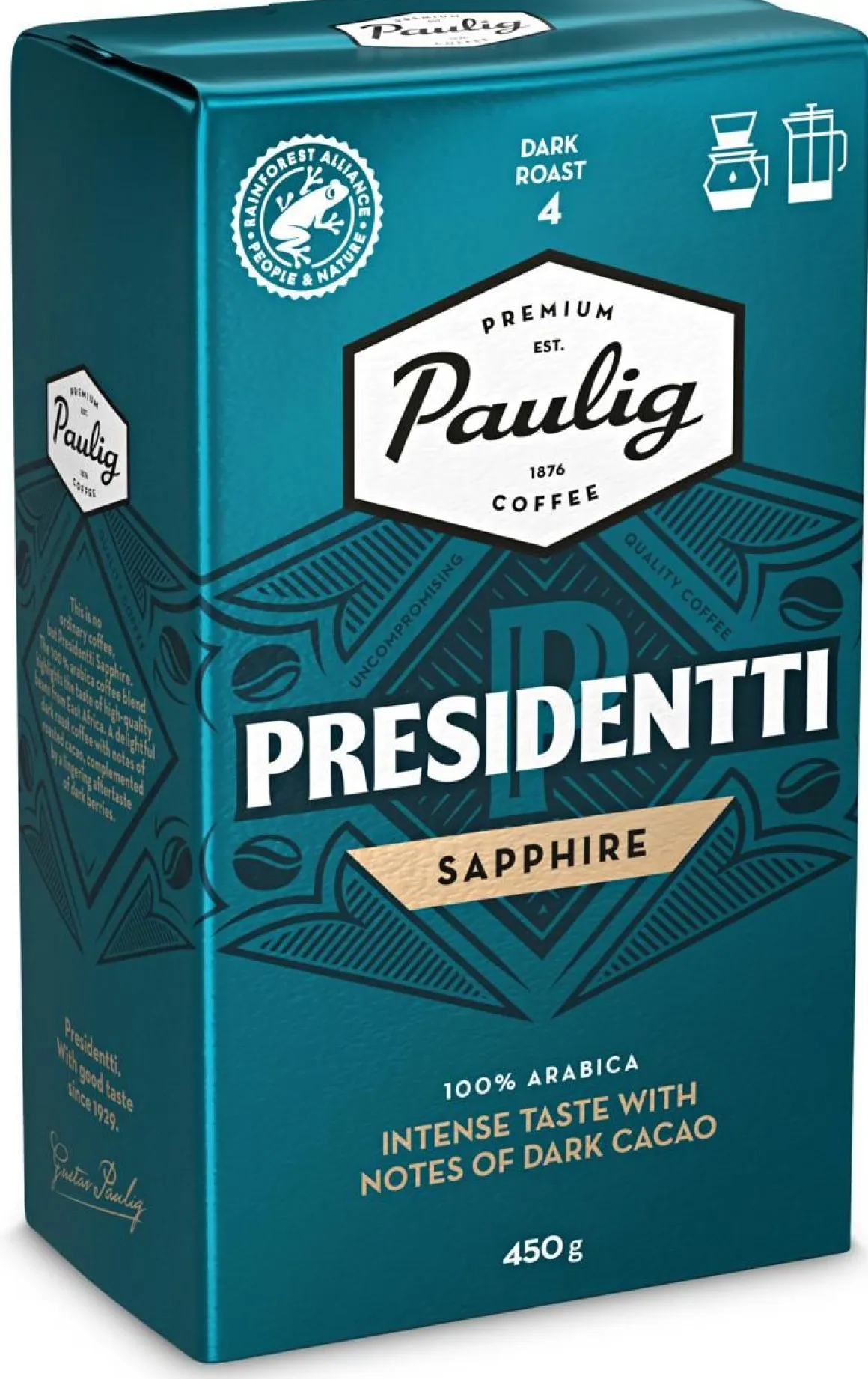 PAULIG PRESIDENTTI KAHVI SAPPHIRE SJ 450 G