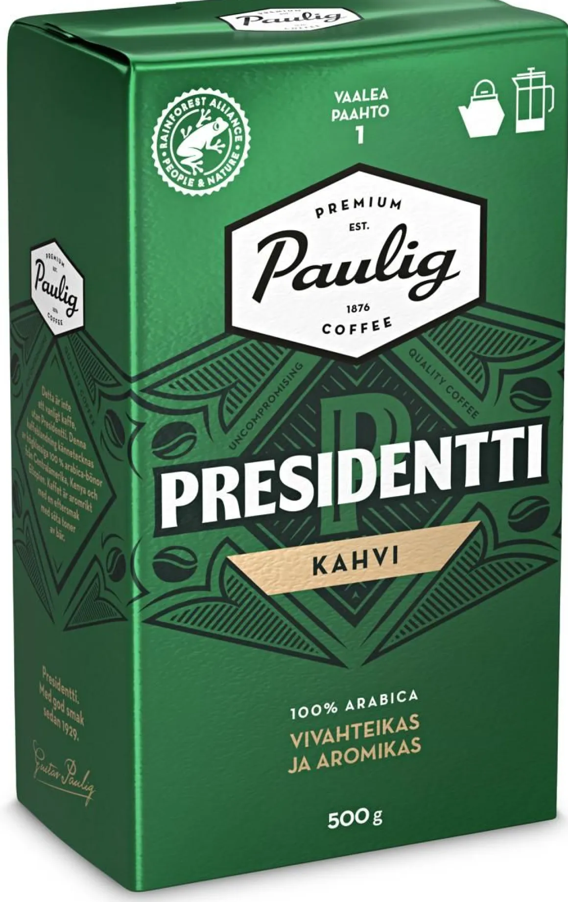 PAULIG PRESIDENTTI PANNU 500 G