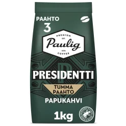 PAULIG PRESIDENTTI TUMMAPAAHTO PAPUKAHVI
