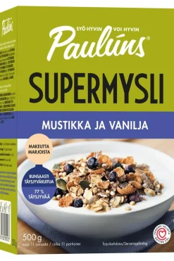 PAULÚNS MUSTIKKA JA VANILJA MYSLI 500 G