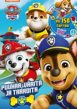 PAW PATROL/RYHMÄ-HAU PUUHAA, VÄRITÄ JA TARROITA