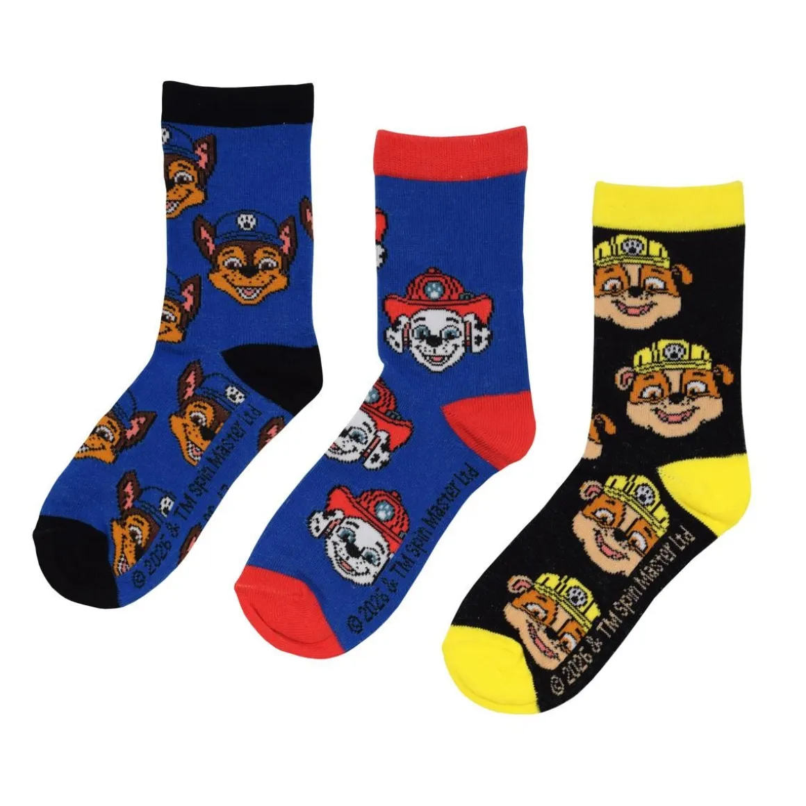 PAW PATROL LASTEN RYHMÄ HAU 3-PACK SUKAT 31-34