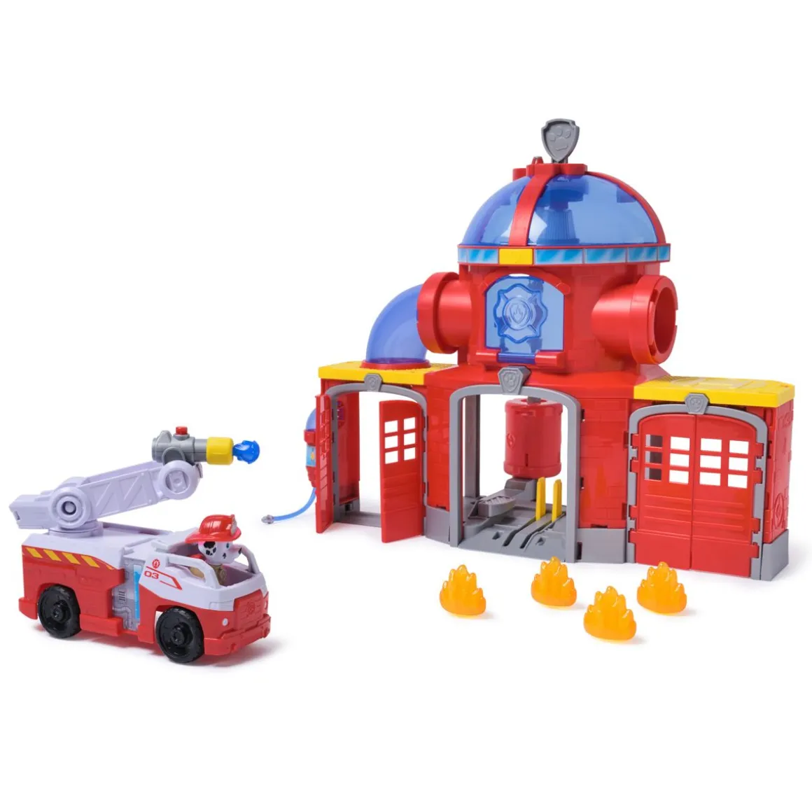 PAW PATROL RYHMÄ HAU PALOPELASTUS PALOASEMA SETTI