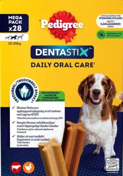 PEDIGREE DENTASTIX MEDIUM 4*180G MONIPAKKAUS 720 G