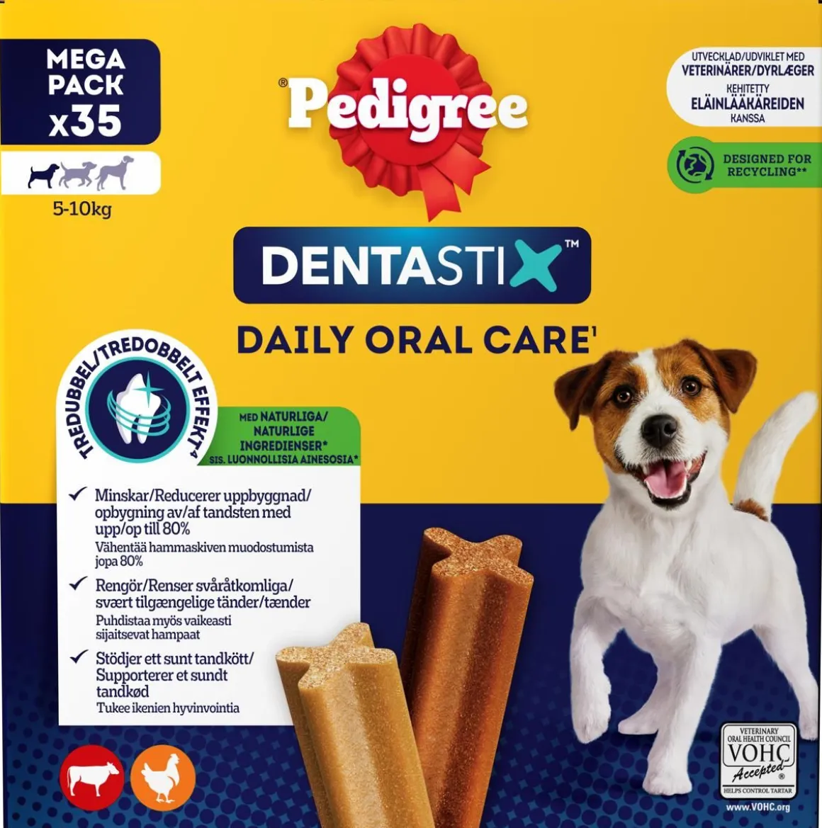 PEDIGREE DENTASTIX SMALL 5*110G MONIPAKKAUS 550 G