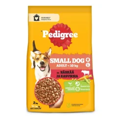PEDIGREE MINI <10KG HÄRKÄÄ JA KASVIKSIA 2 KG