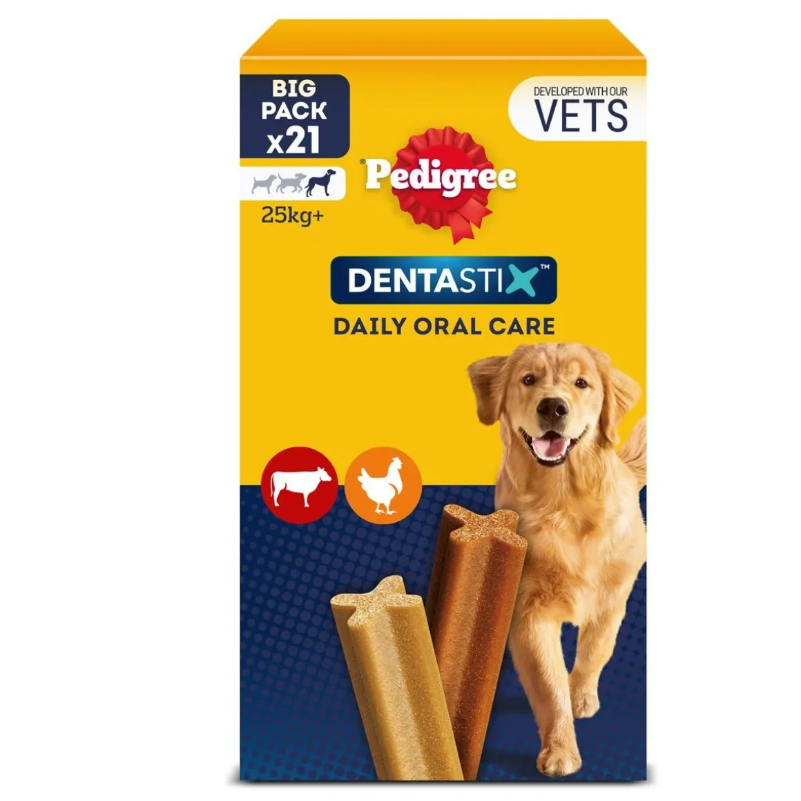 PEDIGREE DENTASTIX LARGE 3*270G MONIPAKKAUS 810 G
