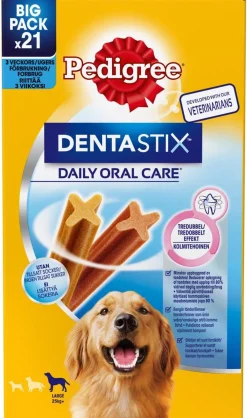 PEDIGREE DENTASTIX LARGE 3*270G MONIPAKKAUS 810 G