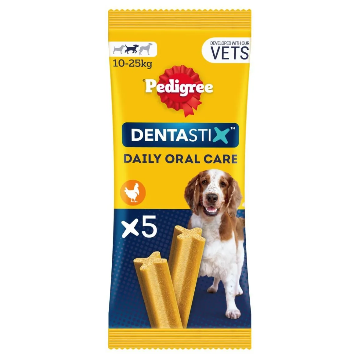 PEDIGREE DENTASTIX MEDIUM 5KPL 128 G