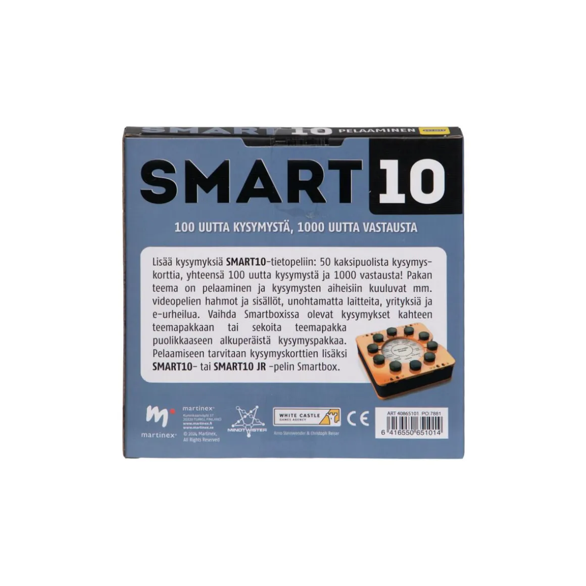 PELIKO SMART10 KYSYMYKSET PELAAMINEN