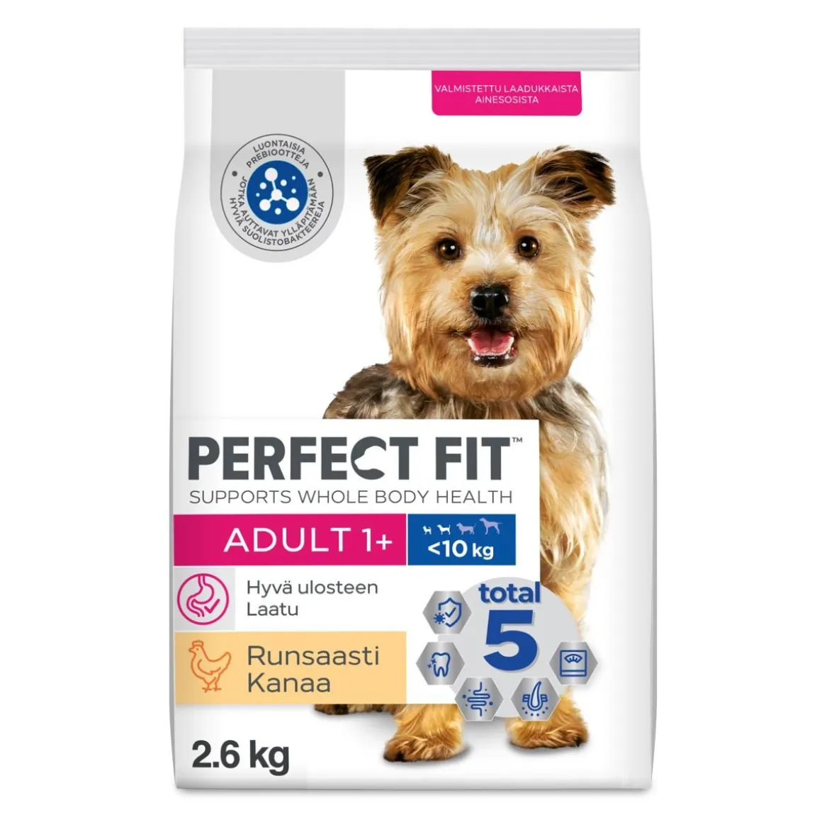 PERFECT FIT ALLE 10KG ADULT KANAA 2,6 KG