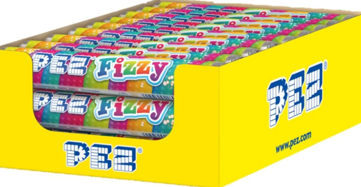 PEZ GIANT FIZZY ROLLS-PÖTKÖ 42 G