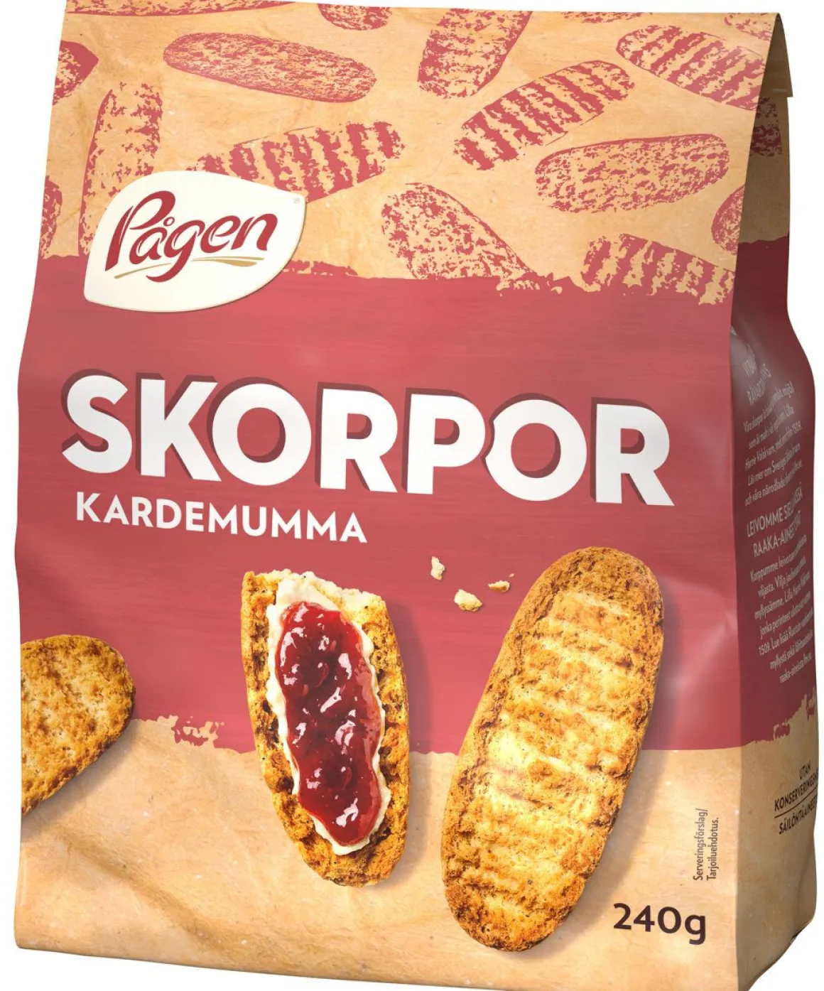 PÅGEN KARDEMUMMAKORPPU 240 G
