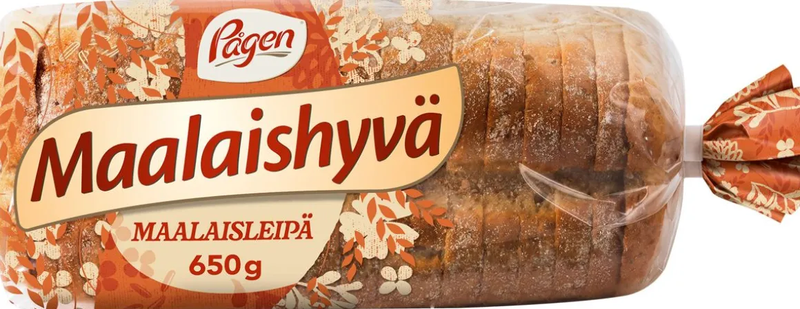 PÅGEN MAALAISHYVÄ VIIPALOITU TAIKINAJUURILEIPÄ 650 G