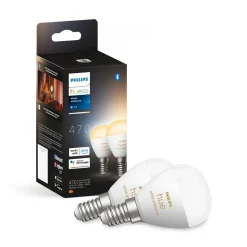 PHILIPS HUE ÄLYLAMPPU WHITE AMBIANCE 40W E14 2200-6500K 2 KPL