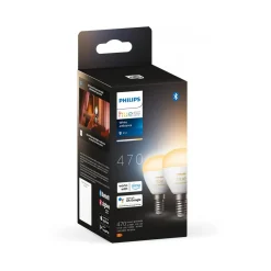 PHILIPS HUE ÄLYLAMPPU WHITE AMBIANCE 40W E14 2200-6500K 2 KPL