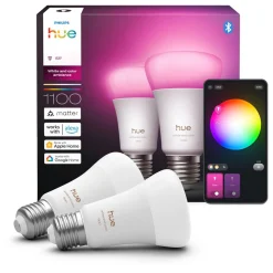 PHILIPS HUE WCA ÄLYLAMPPU A60 E27 2KPL